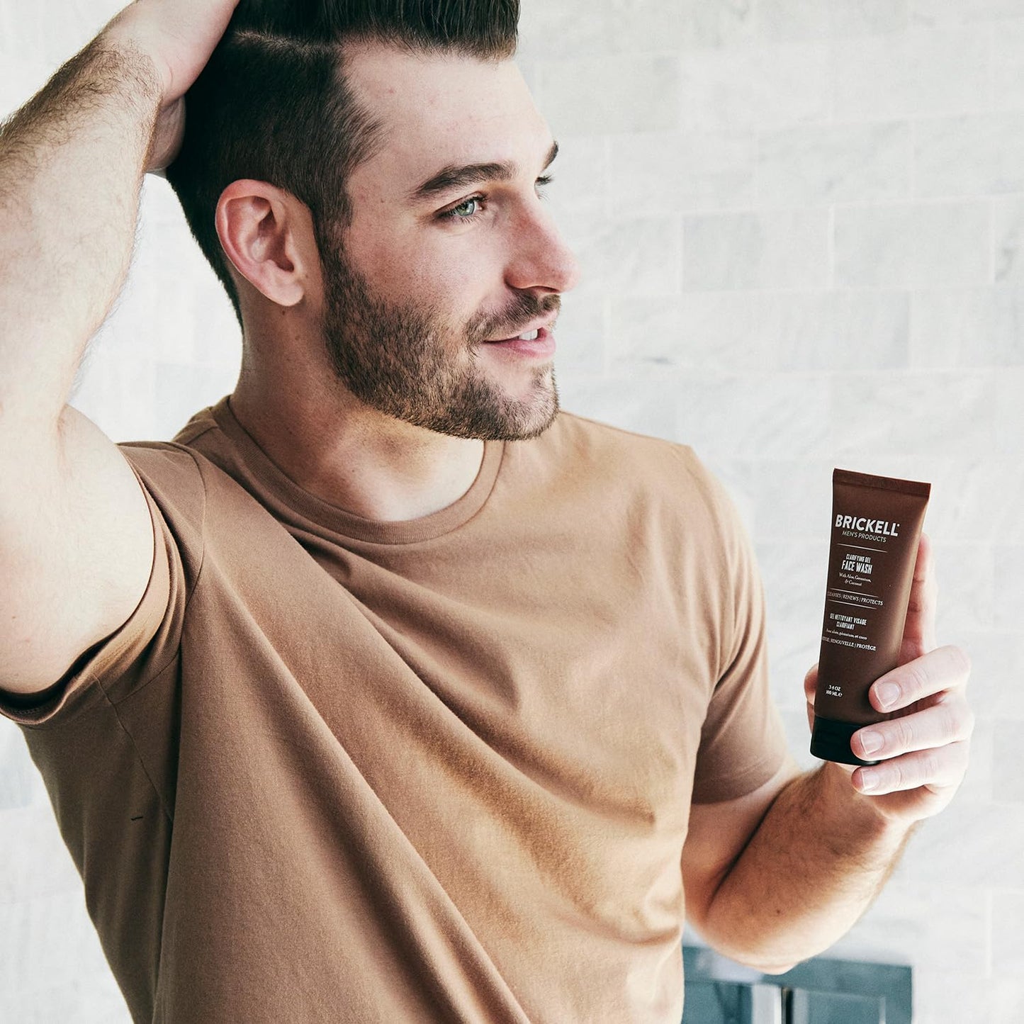 Brickell Men's Products Clarifying Gel Face Wash