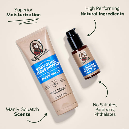 Smooth Shave Set with Glide Cream and Post Shave Care