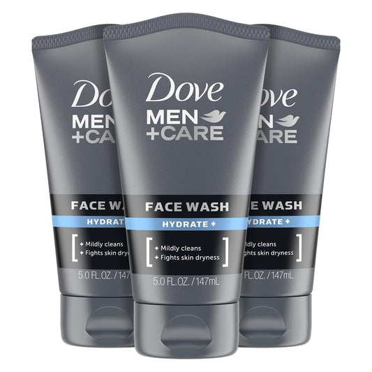 DOVE MEN + CARE Face Wash Hydrate Plus 5 Oz